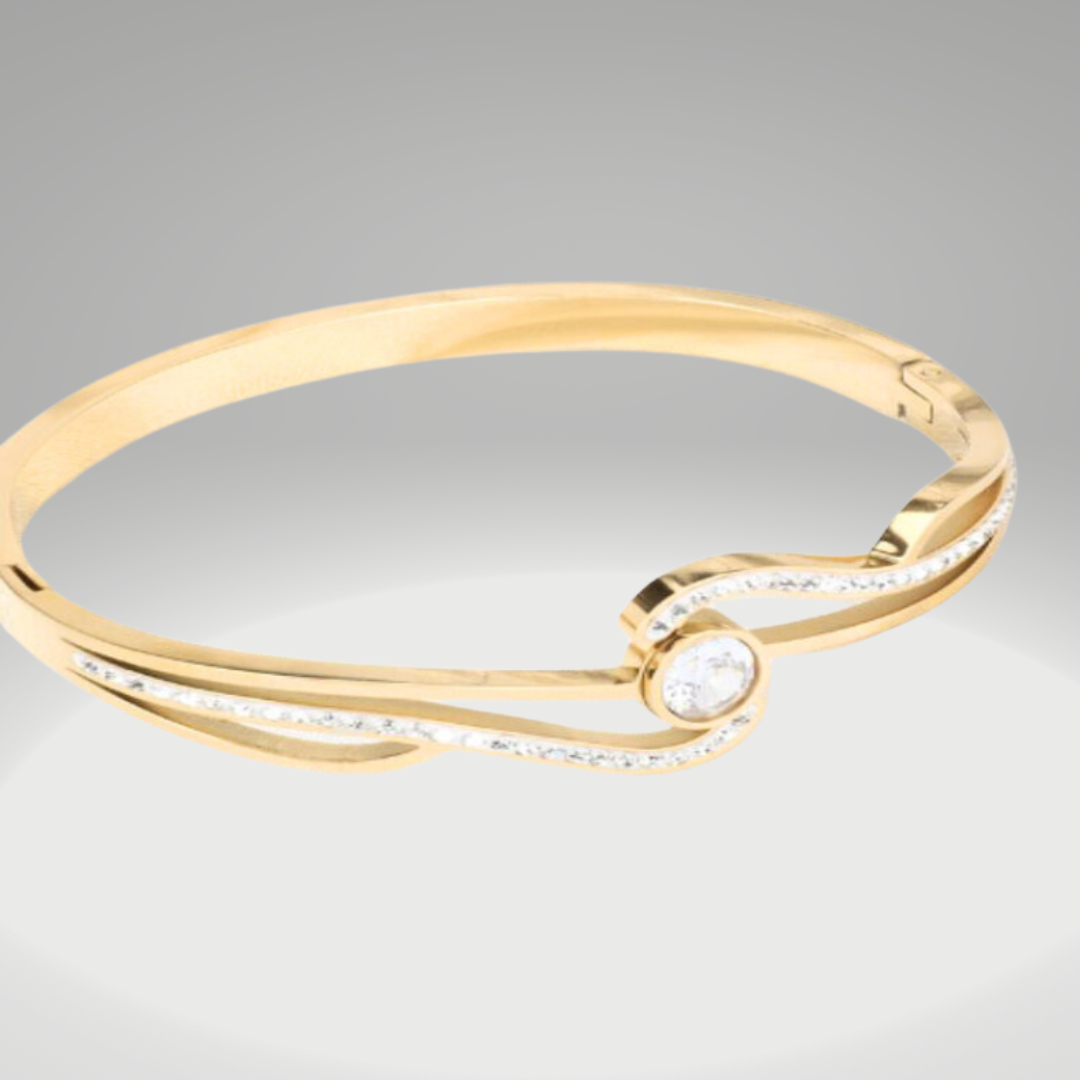 Plated Gold Stainless Steel Bracelet