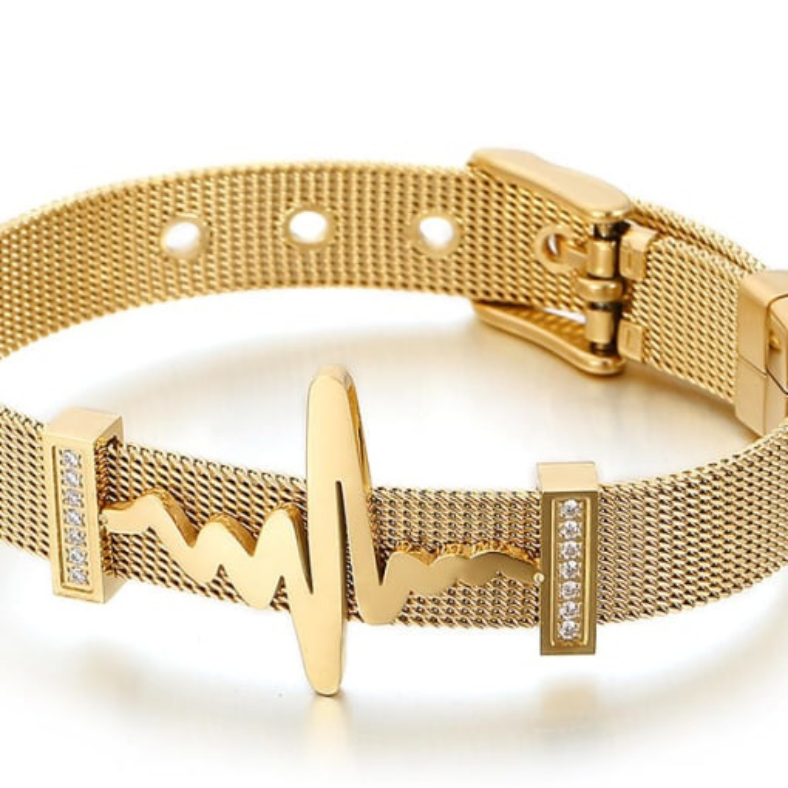 Stylish Bracelet 14K Plated Gold