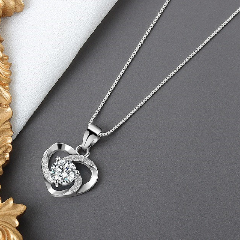 Heart Silver Necklace