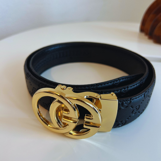 Leather luxury unisex belt